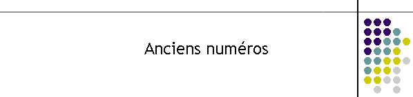 Anciens numros