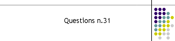 Questions n.31